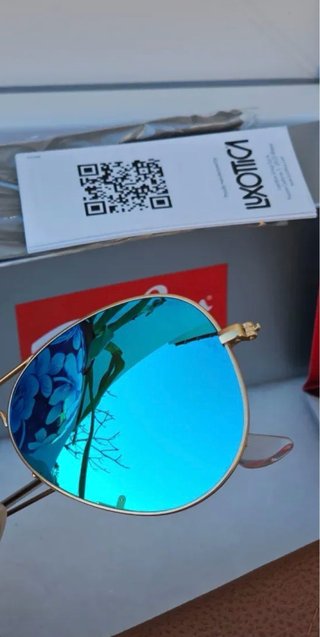 Gafas Aviator RB3025 Azul Dorado
