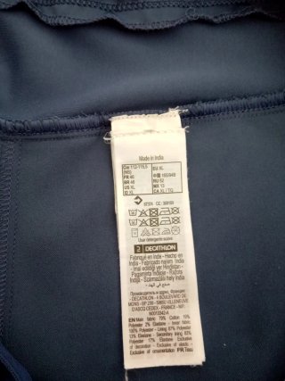 Falda pantalón Decathlon azul