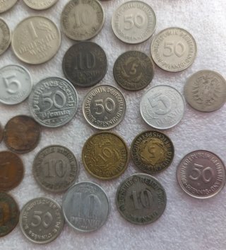 Lotto 35 monete tedesche antiche