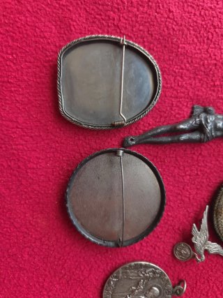 Lote Relicarios Plata Piezas Religiosas Colección