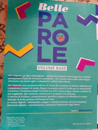BELLE PAROLE LIBRO DI TESTO