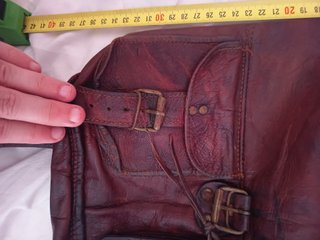 Mochila de piel de cabra
