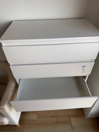 Cómoda Malm 6 cajones Ikea