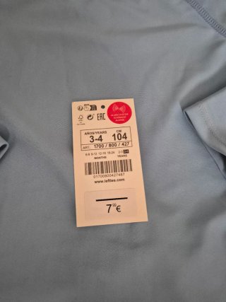 Camiseta manga larga para el agua