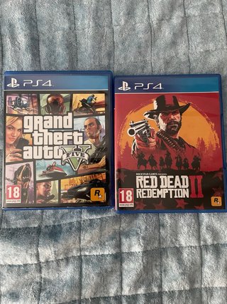 PS4: Red Dead Redemption 2 y GTA V
