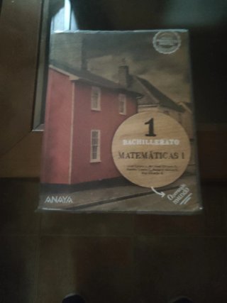 Libro 1° bachillerato matemáticas