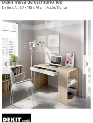 Mesa escritorio con cajón