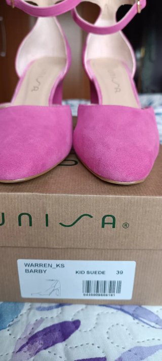 Zapatos tacón Unisa rosas