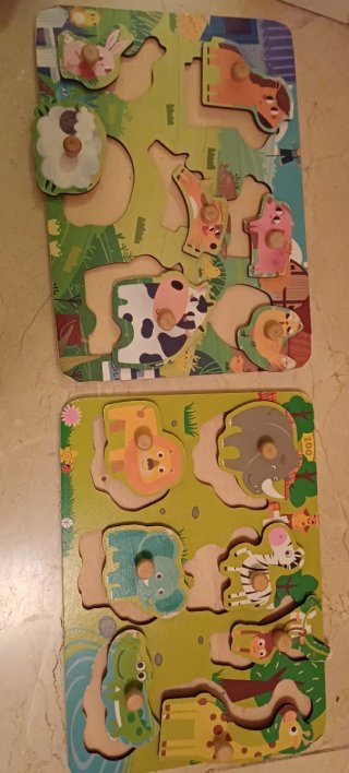 Lote puzzles de madera "Mi Primer Puzzle"