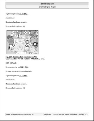 Manual Taller BMW 328i 2011