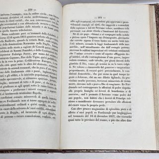 Libro Antico 1859 Cenno Storico di Ferdinando II
