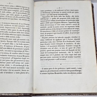 Libro Antico 1859 Cenno Storico di Ferdinando II