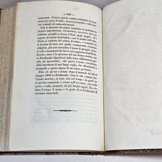 Libro Antico 1859 Cenno Storico di Ferdinando II