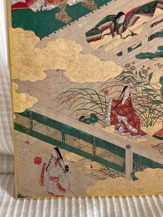 Stampa su carta riproduzione Genji Monogatari