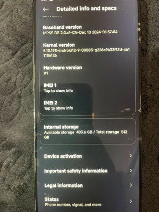 Xiaomi 12s pro 512gh
