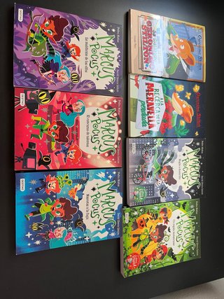 Marcus pocus (del 1 al 5) y geronimo stilton (1,2)