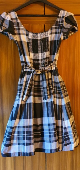 Vestido Romántico Chándal Rosner Cuadros