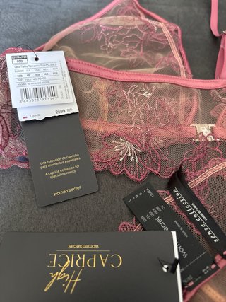 Conjunto lencería Women'secret (High Caprice)