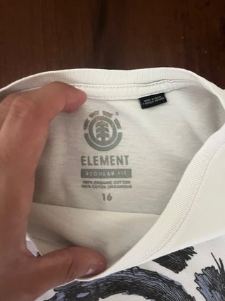 T-shirt Element Estampada Branca