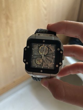 Reloj Hublot Negro y Plateado