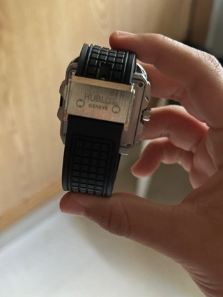 Reloj Hublot Negro y Plateado
