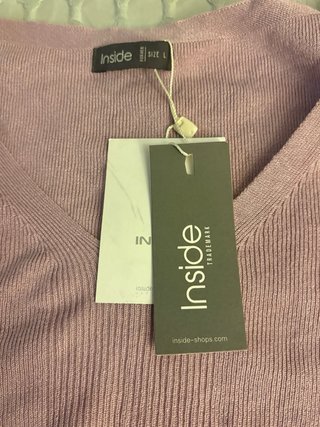 Camisa sin manga lila Inside Talla M