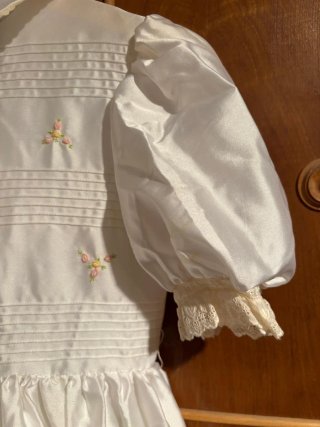 Vestido Comunión/Boda Blanco y Rosa