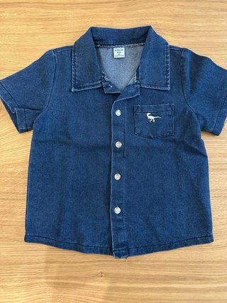 Camicia jeans bimbo 4 anni