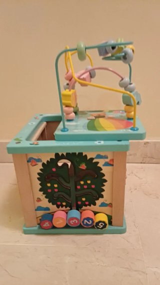 Cubo de madera actividades Montessori