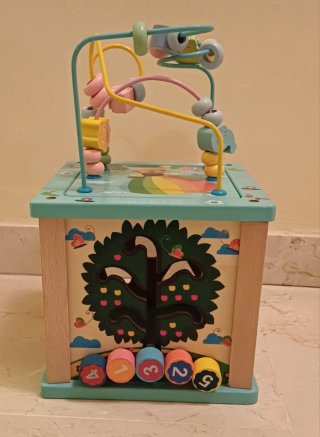 Cubo de madera actividades Montessori