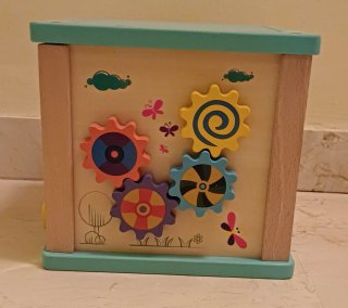Cubo de madera actividades Montessori