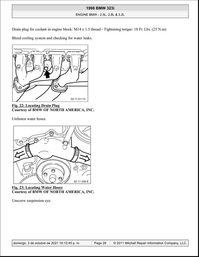 Manual Taller BMW 323i M52/S52 1998