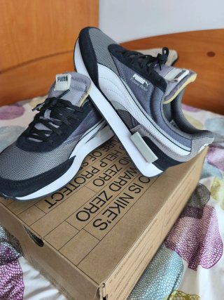 Zapatillas Puma Future Rider Gris/Blanco