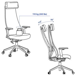 Escritorio BEKANT y Silla JÄRVFJÄLLET IKEA