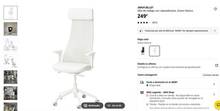 Escritorio BEKANT y Silla JÄRVFJÄLLET IKEA