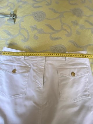 Falda blanca talla XL
