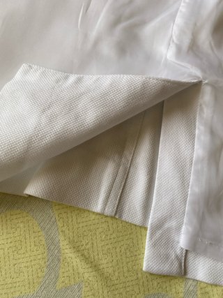 Falda blanca talla XL