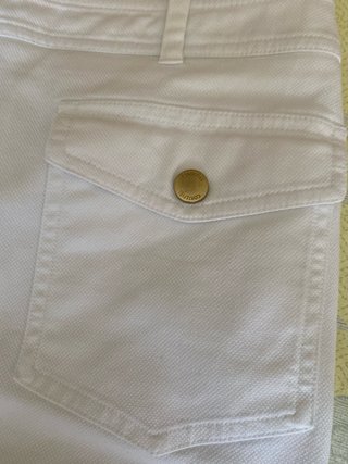 Falda blanca talla XL