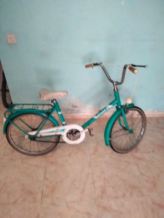 Bicicleta de paseo verde