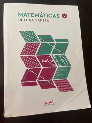 Matemáticas 2o Bachillerato