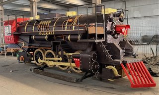 Locomotora espectacular para desfiles