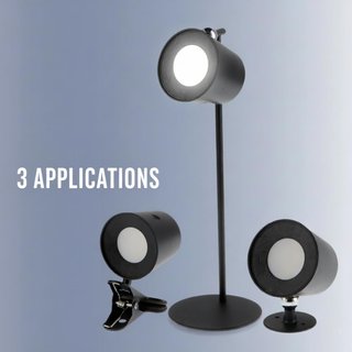Lámpara LED Mimotec Negra NUEVA