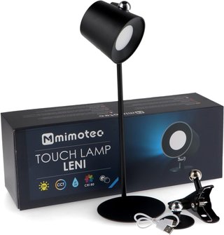 Lámpara LED Mimotec Negra NUEVA