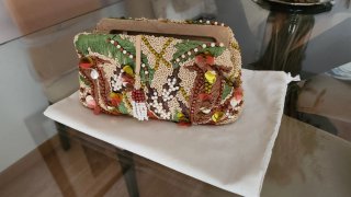 Bolso de mano Zara con abalorios