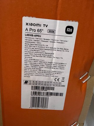 TV Xiaomi 65” 4K QLED
