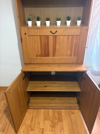 Escritorio Alve Pino Macizo IKEA