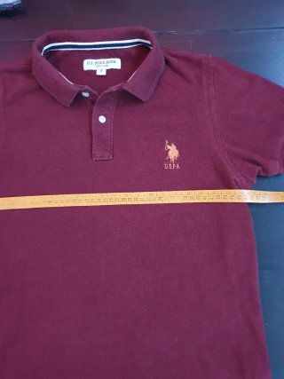 Polo U.S. Polo Assn. - bordeaux - taglia S
