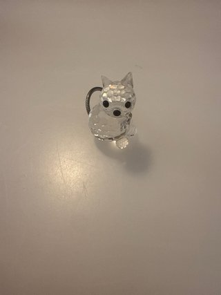 Figura Gato Swarovski Plata