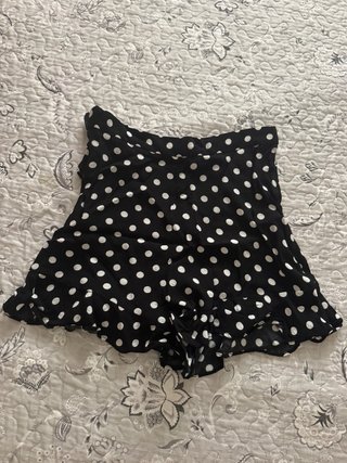 Falda pantalón Zara lunares XS