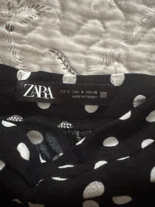 Falda pantalón Zara lunares XS